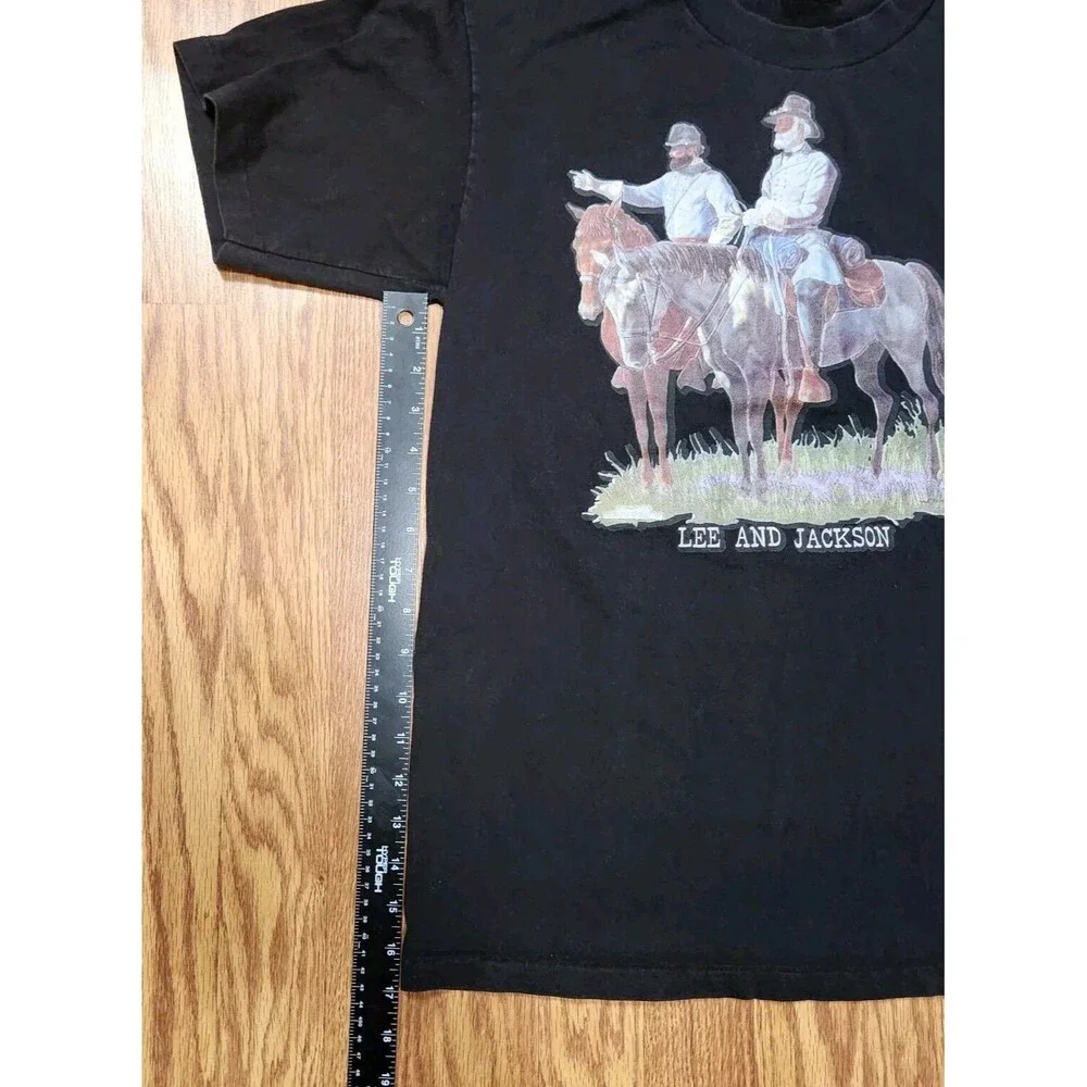 Vintage Lee And Jackson Mens Medium T Shirt Black Stadium Court